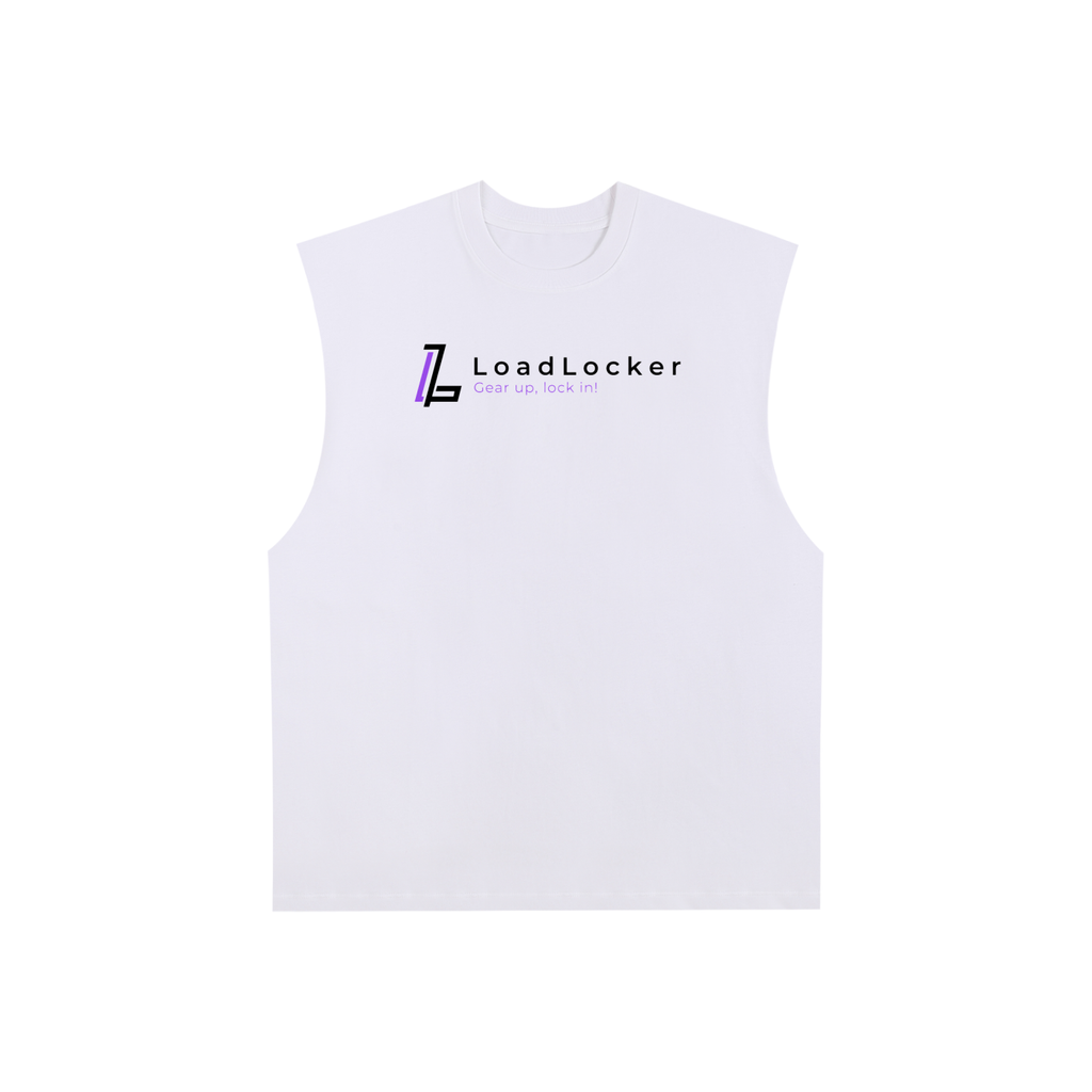Raw Edge Cotton Tank Top