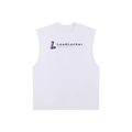Raw Edge Cotton Tank Top
